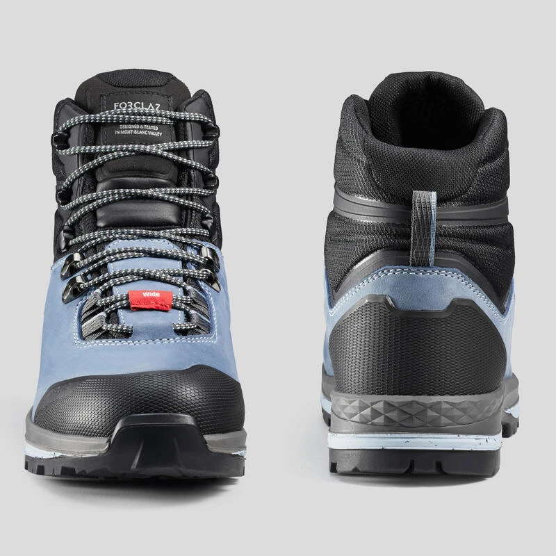 Botas De Montaña Y Trekking Impermeables De Piel Mujer Forclaz Trek 100 4 Botas De Montaña Y Trekking Impermeables De Piel Mujer Forclaz Trek 100 - Imagen 4