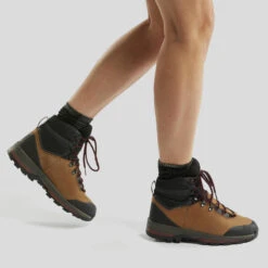 Botas De Montaña Y Trekking Impermeables De Piel Mujer Forclaz Trekk 100 -Outdoor Tienda botas de montaa y trekking impermeables de piel mujer forclaz trekk 100 3