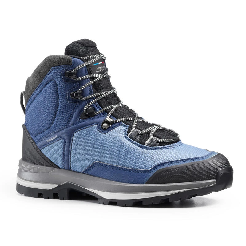 Botas De Montaña Y Trekking Impermeables Mujer Forclaz Trek100 Azul 1 Botas De Montaña Y Trekking Impermeables Mujer Forclaz Trek100 Azul