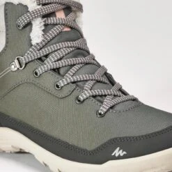 Botas De Nieve Y Apreski Impermeables Mujer Quechua SH100 Warm Caqui -Outdoor Tienda botas de nieve y apreski impermeables mujer quechua sh100 warm caqui 3