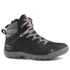 Botas De Nieve Y Apreski Impermeables Mujer Quechua SH100 Warm Caqui -Outdoor Tienda botas de nieve y apreski impermeables mujer quechua sh100 warm negro