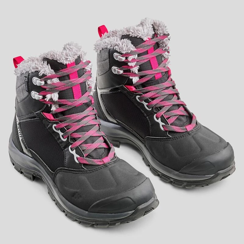 Botas De Nieve Y Apreski Impermeables Mujer Quechua SH520 X-Warm Negro 2 Botas De Nieve Y Apreski Impermeables Mujer Quechua SH520 X-Warm Negro - Imagen 2