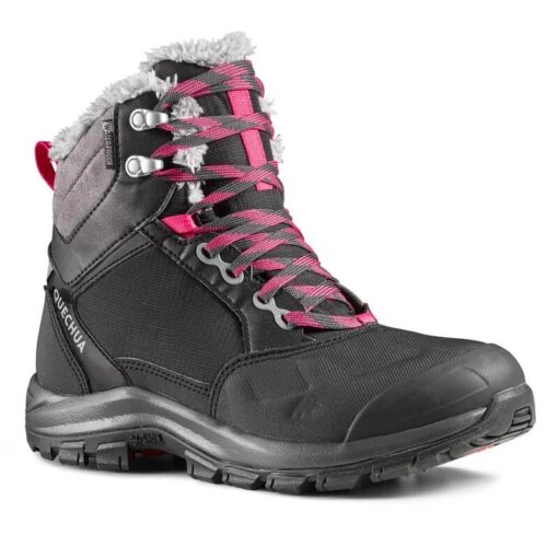 Botas De Nieve Y Apreski Impermeables Mujer Quechua SH520 X-Warm Negro -Outdoor Tienda botas de nieve y apreski impermeables mujer quechua sh520 x warm negro