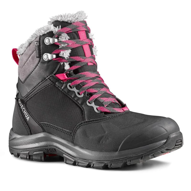 Botas De Nieve Y Apreski Impermeables Mujer Quechua SH520 X-Warm Negro 1 Botas De Nieve Y Apreski Impermeables Mujer Quechua SH520 X-Warm Negro