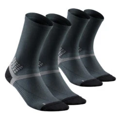 Calcetines Altos De Montaña Y Trekking Anti-rozaduras 2 Pares Quechua MH500 -Outdoor Tienda calcetines altos de montaa y trekking anti rozaduras 2 pares quechua mh500 5