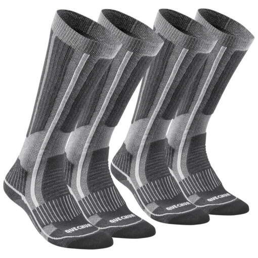 Calcetines Térmicos De Montaña Y Nieve Anti-rozaduras 2 Pares Quechua SH520 -Outdoor Tienda calcetines termicos de montaa y nieve anti rozaduras 2 pares quechua sh520