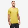 Camiseta De Montaña Y Trekking Manga Corta Lana Merino Hombre Forclaz MT500