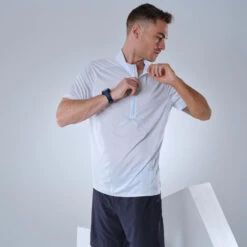 Camiseta De Montaña Y Trekking Ultraligera Con Cremallera Hombre Quechua FH500 -Outdoor Tienda camiseta de montaa y trekking ultraligera con cremallera hombre quechua fh500 2