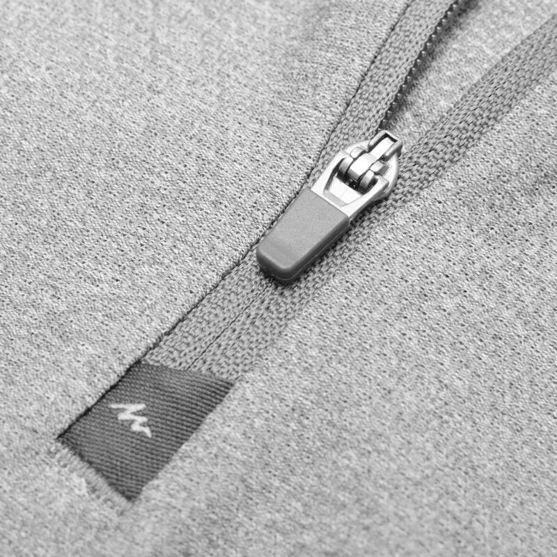 Camiseta Montaña Y Trekking De Manga Larga Hombre Quechua MH550 Gris 5 Camiseta Montaña Y Trekking De Manga Larga Hombre Quechua MH550 Gris - Imagen 5