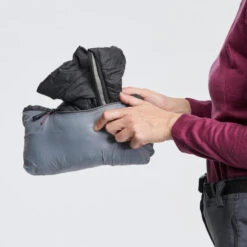 Chaleco Acolchado De Montaña Y Trekking Mujer Forclaz MT100 Negro -Outdoor Tienda chaleco acolchado de montaa y trekking mujer forclaz mt100 negro 4