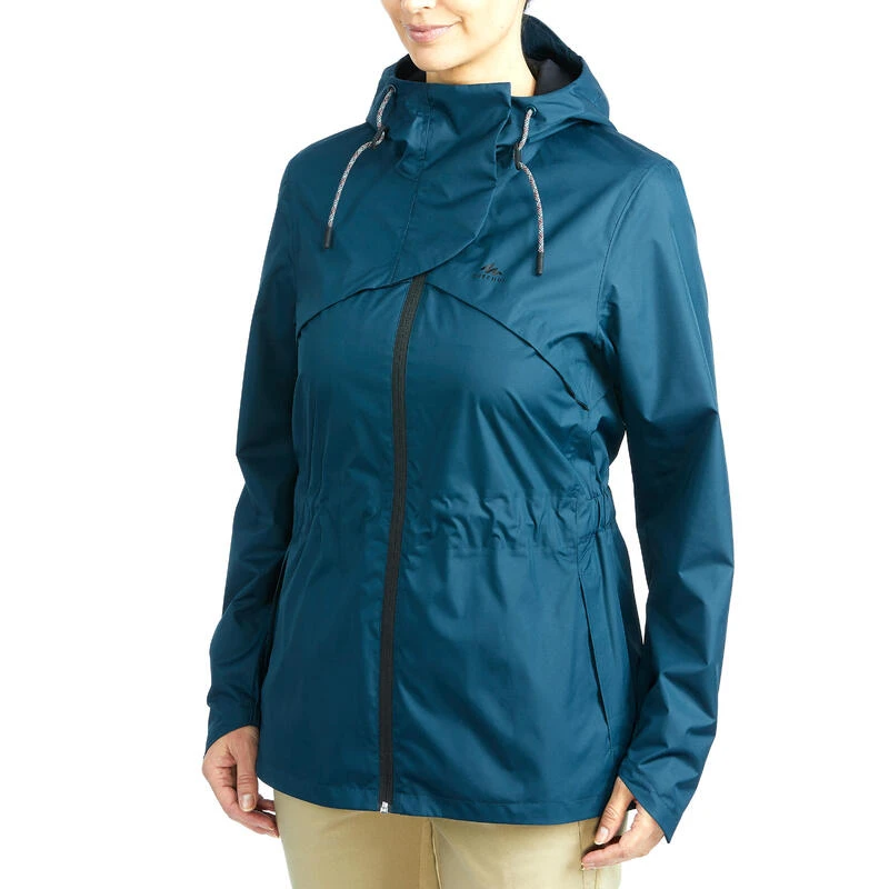 Chaqueta Impermeable De Montaña Y Trekking Mujer Quechua NH500 1 Chaqueta Impermeable De Montaña Y Trekking Mujer Quechua NH500