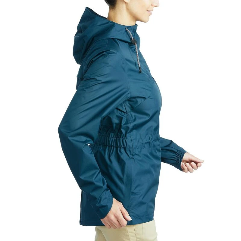 Chaqueta Impermeable De Montaña Y Trekking Mujer Quechua NH500 2 Chaqueta Impermeable De Montaña Y Trekking Mujer Quechua NH500 - Imagen 2