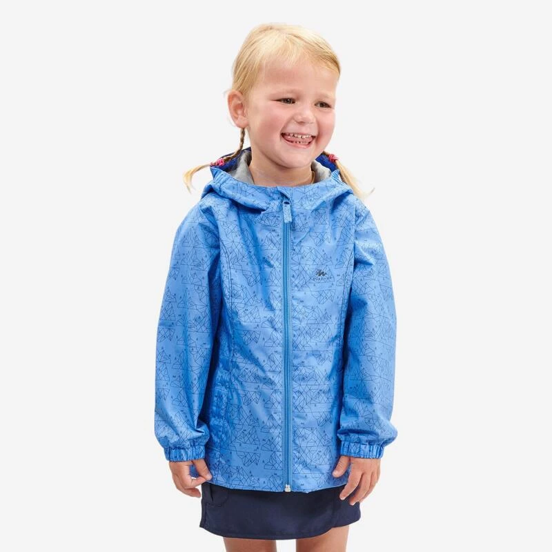Chaqueta Impermeable De Montaña Y Trekking NIños 2-6 Años Quechua MH500 Azul 6 Chaqueta Impermeable De Montaña Y Trekking NIños 2-6 Años Quechua MH500 Azul - Imagen 6