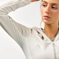 Chaqueta Polar De Montaña Y Trekking Con Capucha Mujer Quechua MH900 Blanco 10 Chaqueta Polar De Montaña Y Trekking Con Capucha Mujer Quechua MH900 Blanco -Outdoor Tienda chaqueta polar de montaa y trekking con capucha mujer quechua mh900 blanco 4