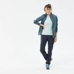 Chaqueta Polar De Montaña Y Trekking Mujer Quechua MH520 Azul 8 Chaqueta Polar De Montaña Y Trekking Mujer Quechua MH520 Azul -Outdoor Tienda chaqueta polar de montaa y trekking mujer quechua mh520 azul 2