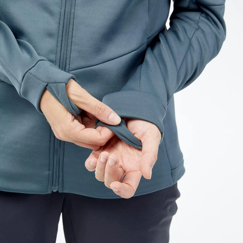 Chaqueta Polar De Montaña Y Trekking Mujer Quechua MH520 Azul 4 Chaqueta Polar De Montaña Y Trekking Mujer Quechua MH520 Azul - Imagen 4