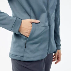 Chaqueta Polar De Montaña Y Trekking Mujer Quechua MH520 Azul 10 Chaqueta Polar De Montaña Y Trekking Mujer Quechua MH520 Azul -Outdoor Tienda chaqueta polar de montaa y trekking mujer quechua mh520 azul 4