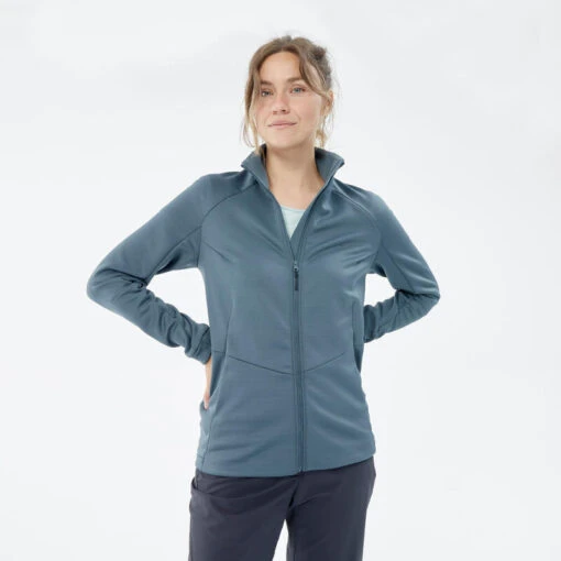 Chaqueta Polar De Montaña Y Trekking Mujer Quechua MH520 Azul -Outdoor Tienda chaqueta polar de montaa y trekking mujer quechua mh520 azul
