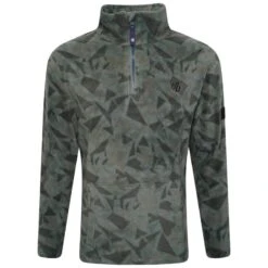 Dare 2b Forro Polar Cushy Geométrico Para Niños/Niñas Verde