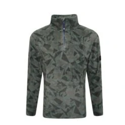 Dare 2b Forro Polar Cushy Geométrico Para Niños/Niñas Negro -Outdoor Tienda forro polar cushy geometrico para niosnias verde pato