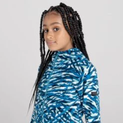 Dare 2b Forro Polar Gambol Estampado De Cebra Para Niños/Niñas Azul Metilo Oscuro -Outdoor Tienda forro polar gambol estampado de cebra para niosnias azul metilo oscuro 3