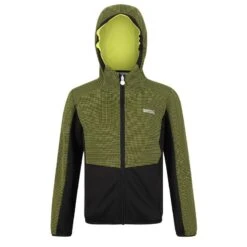 Regatta Forro Polar Highton Para Niños/Niñas Negro -Outdoor Tienda forro polar highton para niosnias kiwi llamativo negro