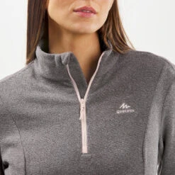 Forro Polar Montaña Y Trekking Mujer Quechua MH100 Gris -Outdoor Tienda forro polar montaa y trekking mujer quechua mh100 gris 2