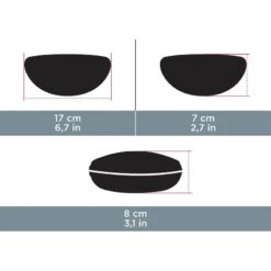 Funda Gafas Rígida Quechua Case 560 Negro 9 Funda Gafas Rígida Quechua Case 560 Negro -Outdoor Tienda funda gafas rigida quechua case 560 negro 4