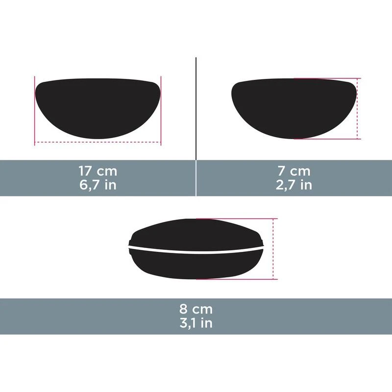 Funda Gafas Rígida Quechua Case 560 Negro 5 Funda Gafas Rígida Quechua Case 560 Negro - Imagen 5