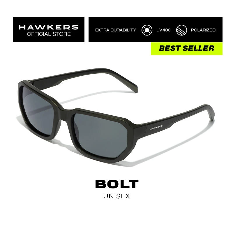 HAWKERS Gafas De Sol Para Hombre Y Mujer BLACK DARK POLARIZED - BOLT 1 HAWKERS Gafas De Sol Para Hombre Y Mujer BLACK DARK POLARIZED - BOLT