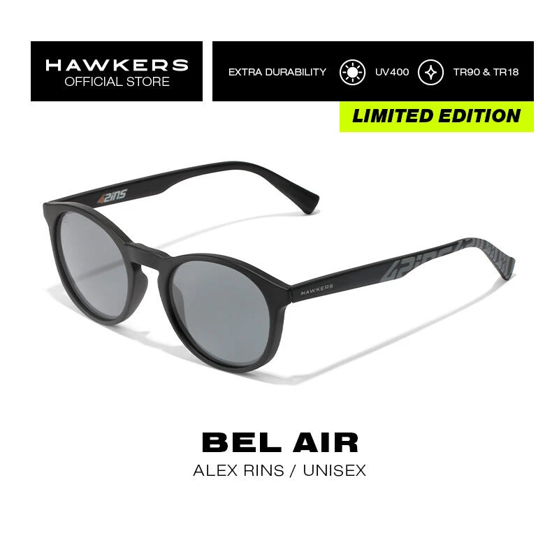 HAWKERS Gafas De Sol Para Hombres Y Mujeres 42 BEL AIR SPORT Dark 1 HAWKERS Gafas De Sol Para Hombres Y Mujeres 42 BEL AIR SPORT Dark