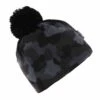 Regatta Gorro De Punto Infantil Modelo Fallon Negro Camuflaje