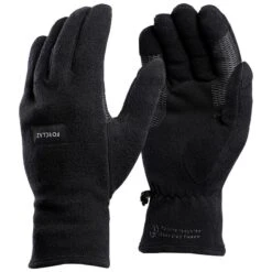 Guantes Térmicos De Montaña Y Trekking Polar Adulto Forclaz MT100 Negro -Outdoor Tienda guantes termicos de montaa y trekking polar adulto forclaz mt100 negro 2
