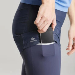 Quechua Mallas Con Pantalón Corto De Montaña Y Trekking Ultraligeras Mujer FH900 Azul -Outdoor Tienda mallas con pantalon corto de montaa y trekking ultraligeras mujer fh900 azul 3