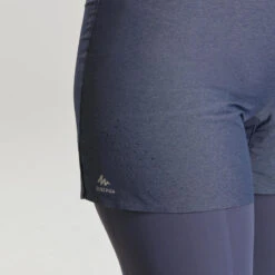 Quechua Mallas Con Pantalón Corto De Montaña Y Trekking Ultraligeras Mujer FH900 Azul -Outdoor Tienda mallas con pantalon corto de montaa y trekking ultraligeras mujer fh900 azul 4