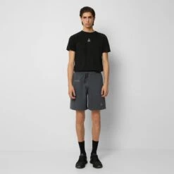 Pantalón Corto De Hombre Scalpers ADN COTTON SHORT Azul Marino De Algodón