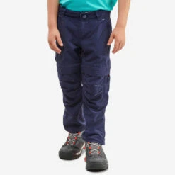 Pantalón Desmontable De Montaña Y Trekking Niños 2-6 Años Quechua MH550 Gris -Outdoor Tienda pantalon desmontable de montaa y trekking nios 2 6 aos quechua mh550 azul