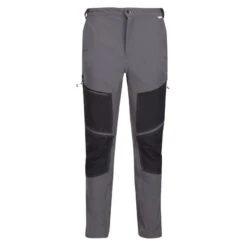 Regatta Pantalones De Senderismo Questra IV Para Hombre Negro -Outdoor Tienda pantalones de senderismo questra iv para hombre gris oscuro negro