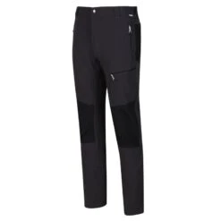 Regatta Pantalones Questra III Para Hombre Ceniza, Negro -Outdoor Tienda pantalones questra iii para hombre ceniza negro 3