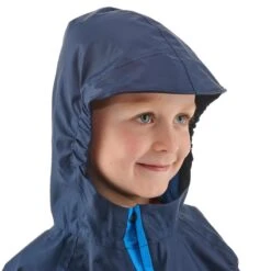 Poncho Impermeable De Montaña Y Trekking Niños 2-6 Años Quechua MH100 Azul -Outdoor Tienda poncho impermeable de montaa y trekking nios 2 6 aos quechua mh100 azul 2