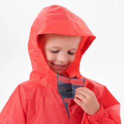 Poncho Impermeable Montaña Y Trekking Niños 2-6 Años Quechua MH100 Naranja -Outdoor Tienda poncho impermeable montaa y trekking nios 2 6 aos quechua mh100 naranja 3