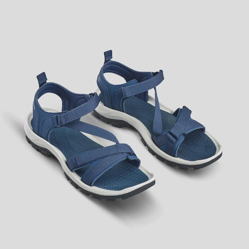 Sandalias De Montaña Y Trekking Mujer Quechua NH110 Azul 2 Sandalias De Montaña Y Trekking Mujer Quechua NH110 Azul - Imagen 2