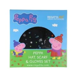 Outdoor Tienda -Outdoor Tienda set de gorro guantes y bufanda peppa pig de punto marino 1