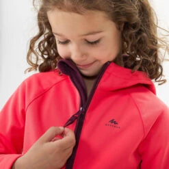 Softshell Montaña Y Trekking Niños 2-6 Años Quechua MH550 Rosa -Outdoor Tienda softshell montaa y trekking nios 2 6 aos quechua mh550 rosa 4