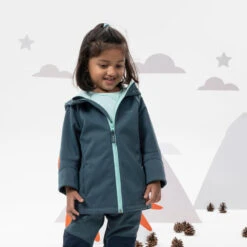 Softshell Montaña Y Trekking Niños 2-6 Años Quechua MH550 Rosa -Outdoor Tienda softshell montaa y trekking nios 2 6 aos quechua mh550 verde