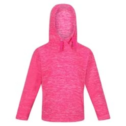 Regatta Sudadera Kalina Jaspeada De Polar Niñas Rosa Fusión