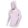 Regatta Sudadera Merindah Para Mujer Rosa Virtual, Blanco De Rayas