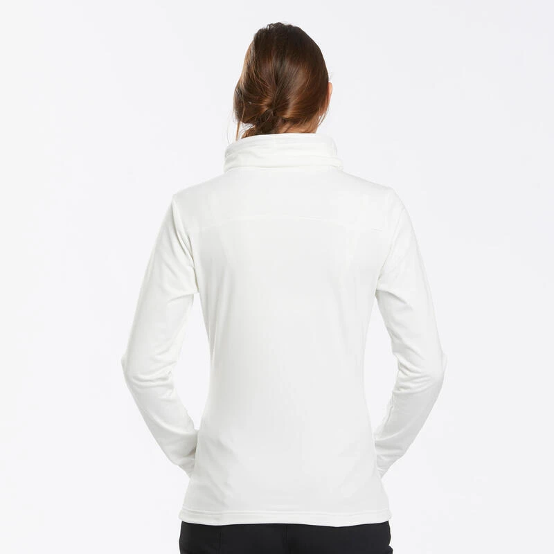 Quechua Sudadera Polar Montaña Y Nieve Mujer SH100 Warm Warm Blanco 2 Quechua Sudadera Polar Montaña Y Nieve Mujer SH100 Warm Warm Blanco - Imagen 2