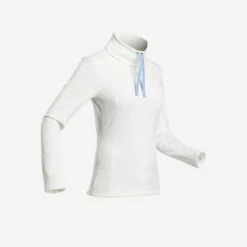 Quechua Sudadera Polar Montaña Y Nieve Mujer SH100 Warm Warm Blanco 8 Quechua Sudadera Polar Montaña Y Nieve Mujer SH100 Warm Warm Blanco -Outdoor Tienda sudadera polar montaa y nieve mujer sh100 warm warm blanco 3
